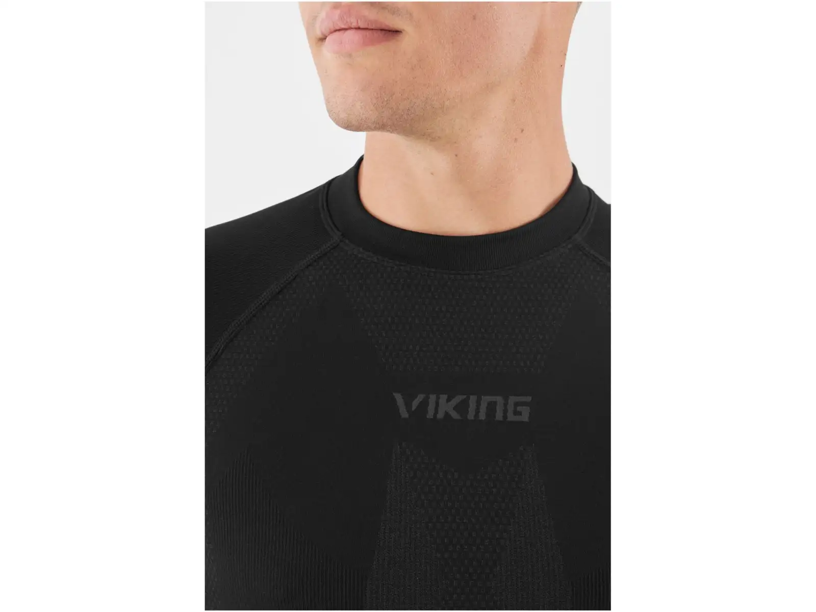 Viking Eiger men's base shirt long sleeve black