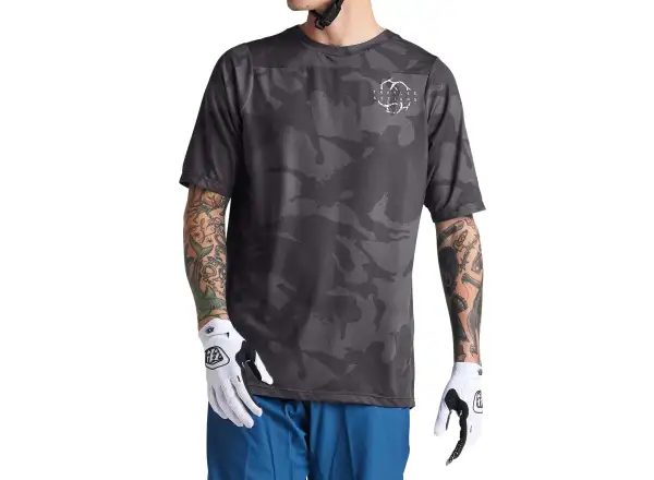 Troy Lee Designs Skyline men's jersey short sleeve Shadow Camo Carbon