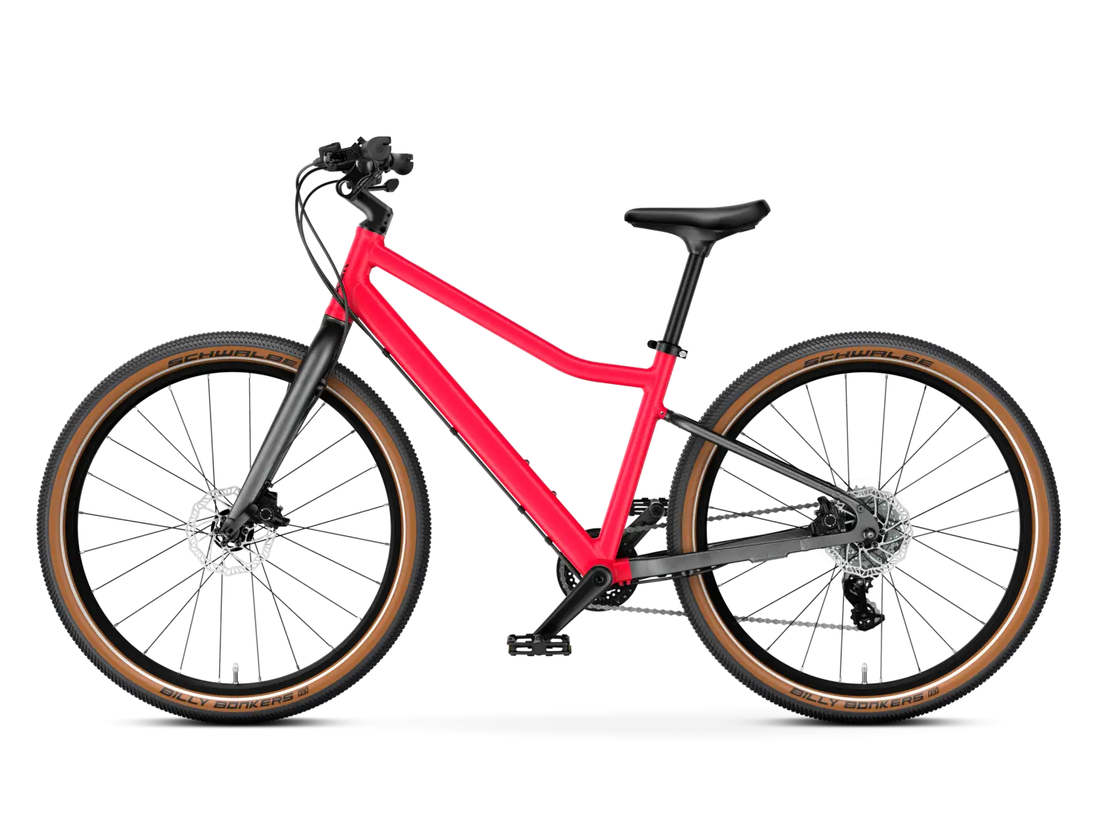 Woom 5 EXPLORE kids bike neon pink