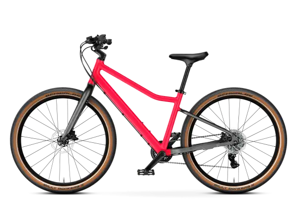 Woom 5 EXPLORE kids bike neon pink