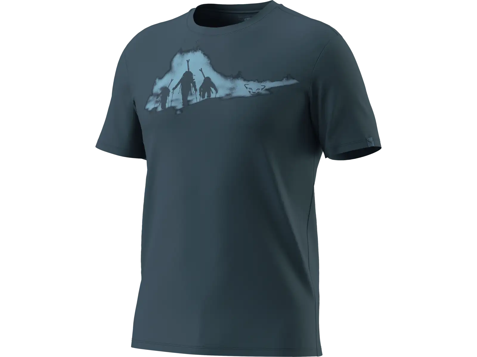 Dynafit Graphic Cotton men's T-shirt short sleeve Smoke Blue/Tabloid
