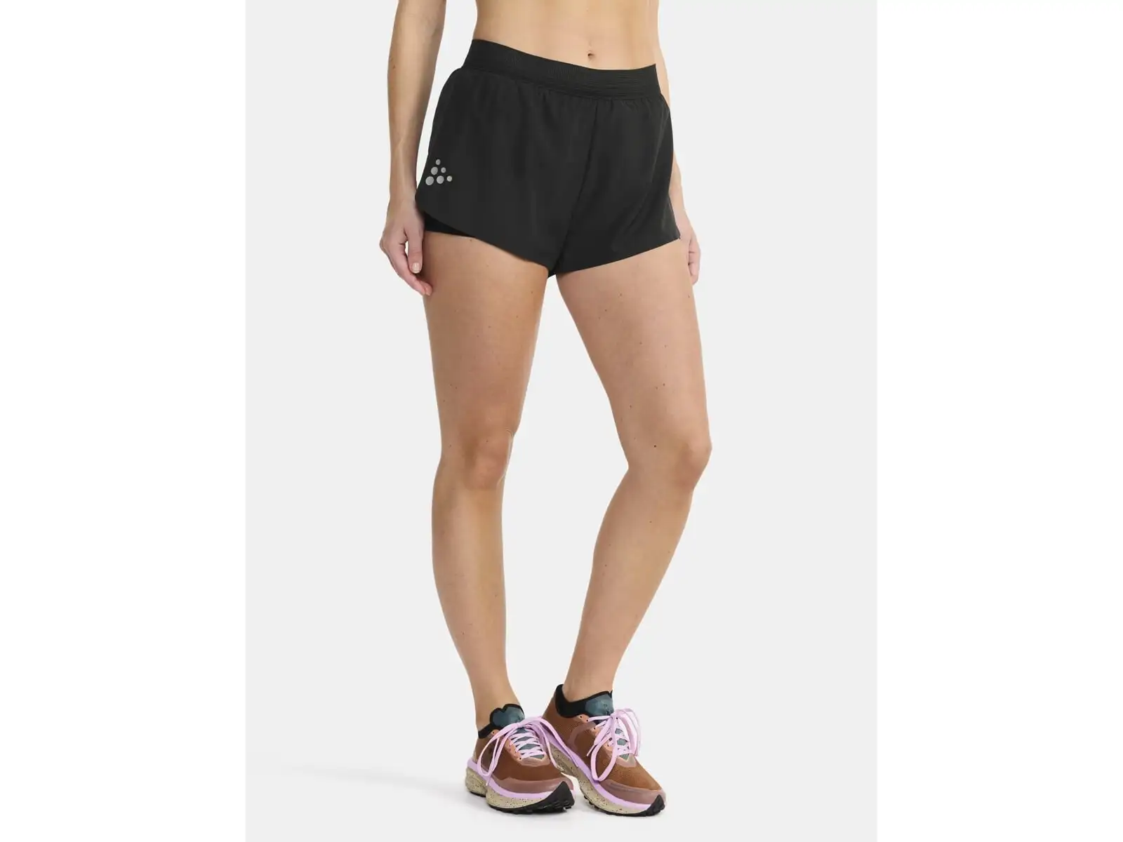 Craft Pro Hypervent Split 2 women's running shorts Black