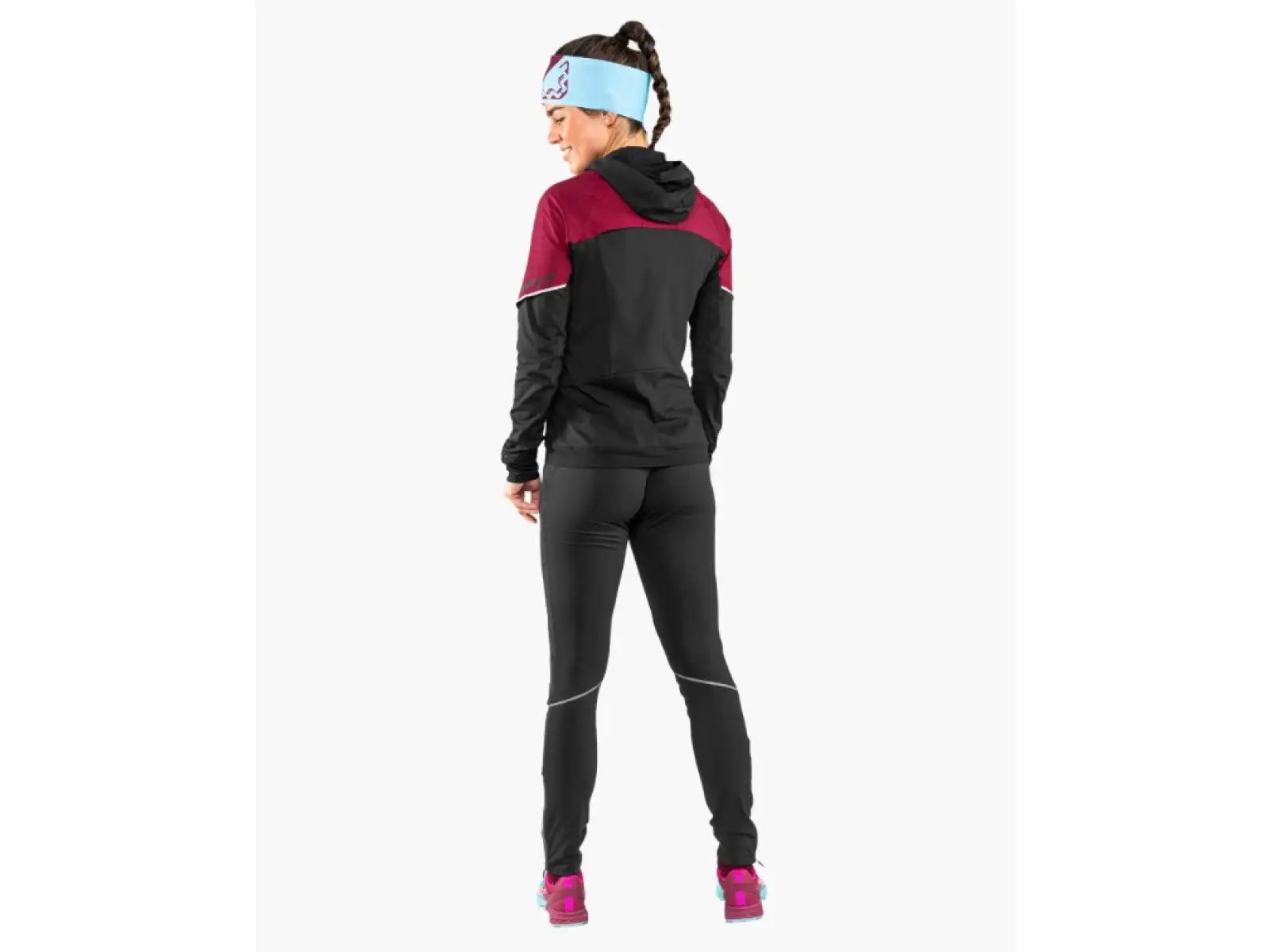 Dynafit Alpine Hybrid women's running pants Black Out/Magnet