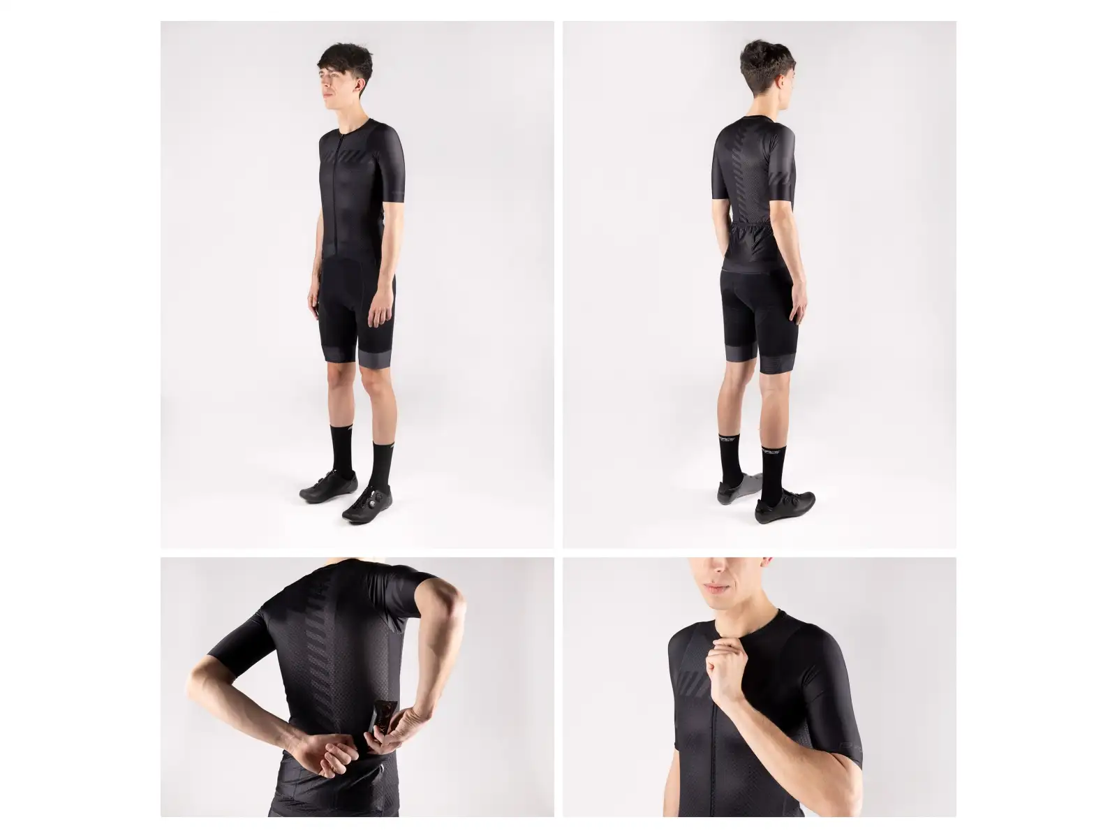 Force Fashion unisex jersey short sleeve black/grey