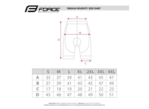 Force Comfort 2 men's shorts with padding black