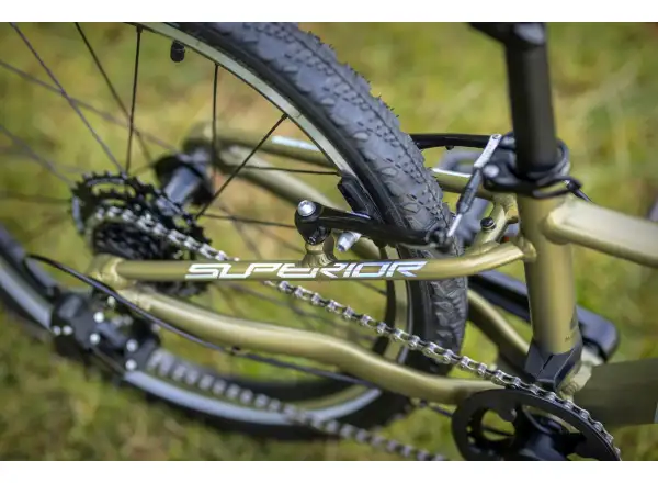 Superior F.L.Y. 20 VB Matte Olive Metallic/Hologram Chrome children's mountain bike