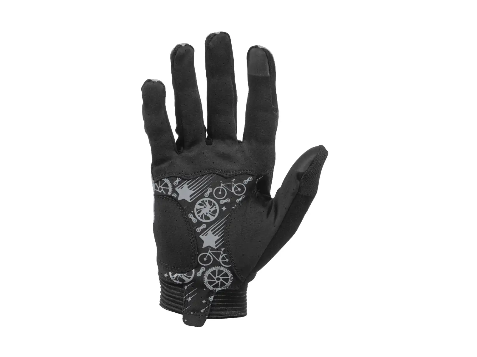 R2 Tracy children's cycling gloves black/grey