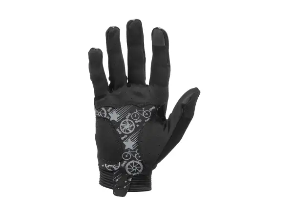 R2 Tracy children's cycling gloves black/grey