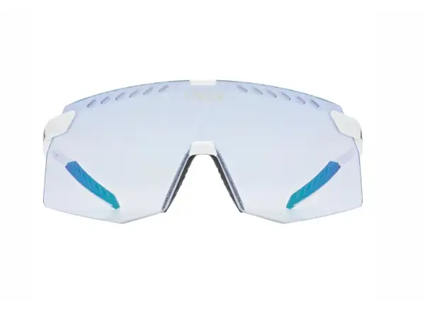 Uvex Pace Stage Variomatic glasses White Matt/Mirror Blue