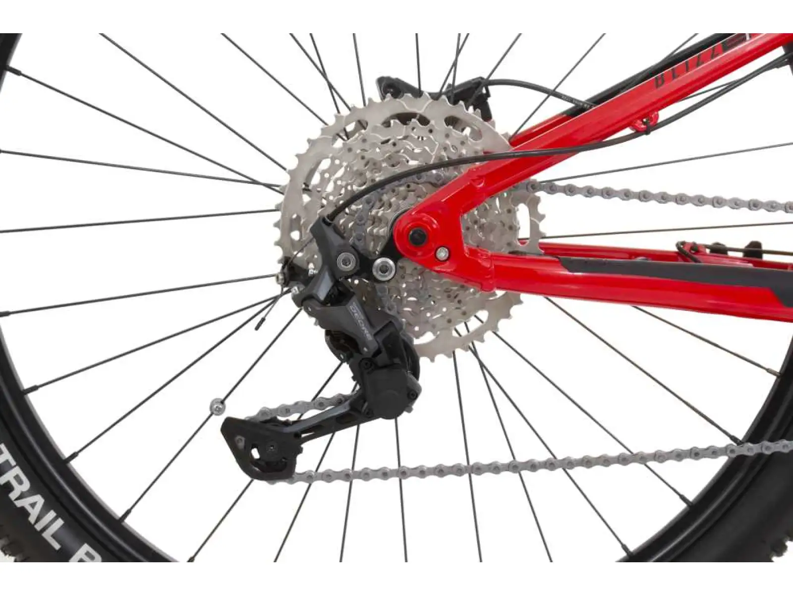 Rock Machine Blizz INT e40-29 mountain e-bike gloss red/silver/black