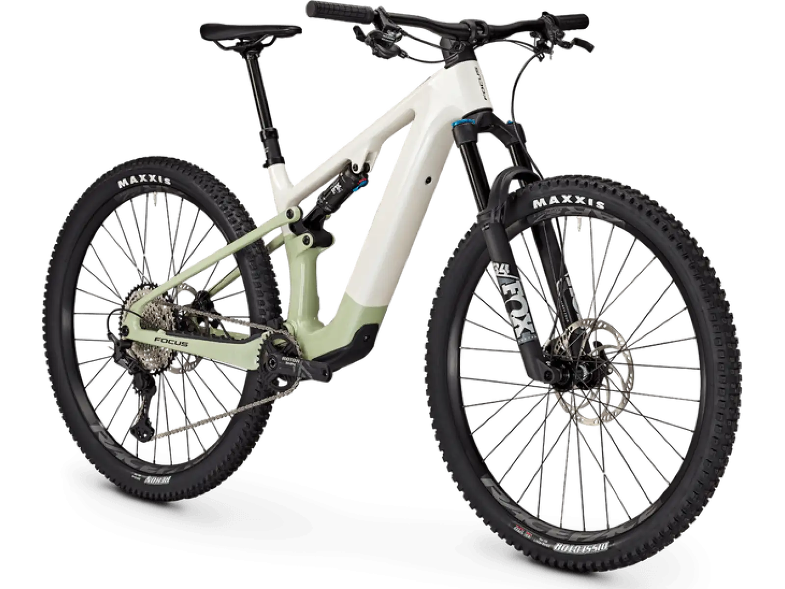 Focus Vam2 SL 9.8 lightweight full suspension e-bike white glossy/skygrey glossy