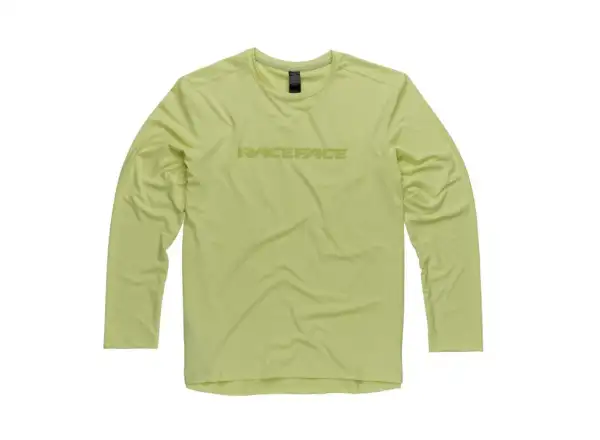 Race Face Commit men's shirt long sleeve Tea Green