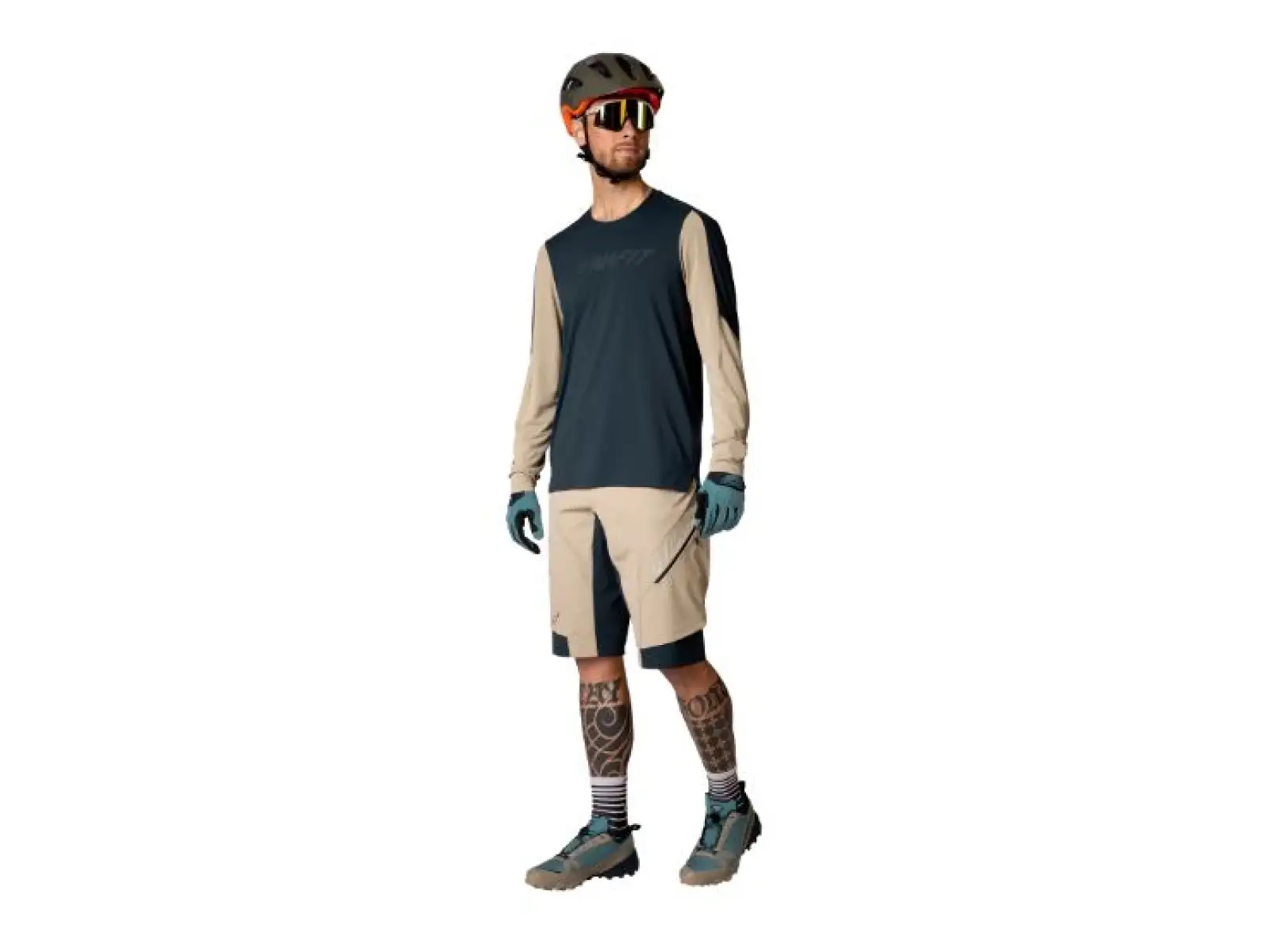 Dynafit Ride Dynastretch men's shorts Rock Khaki
