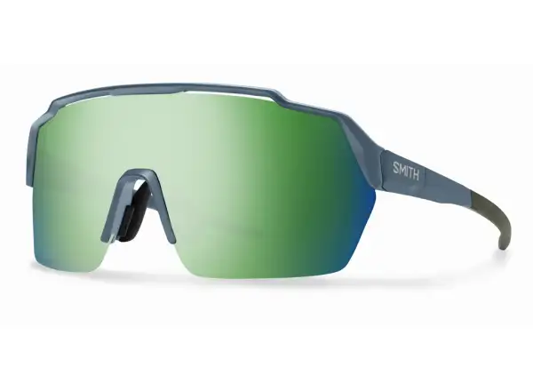 Smith Shift Split Mag cycling glasses Matte Stone/Moss/ChromaPop Green Mirror