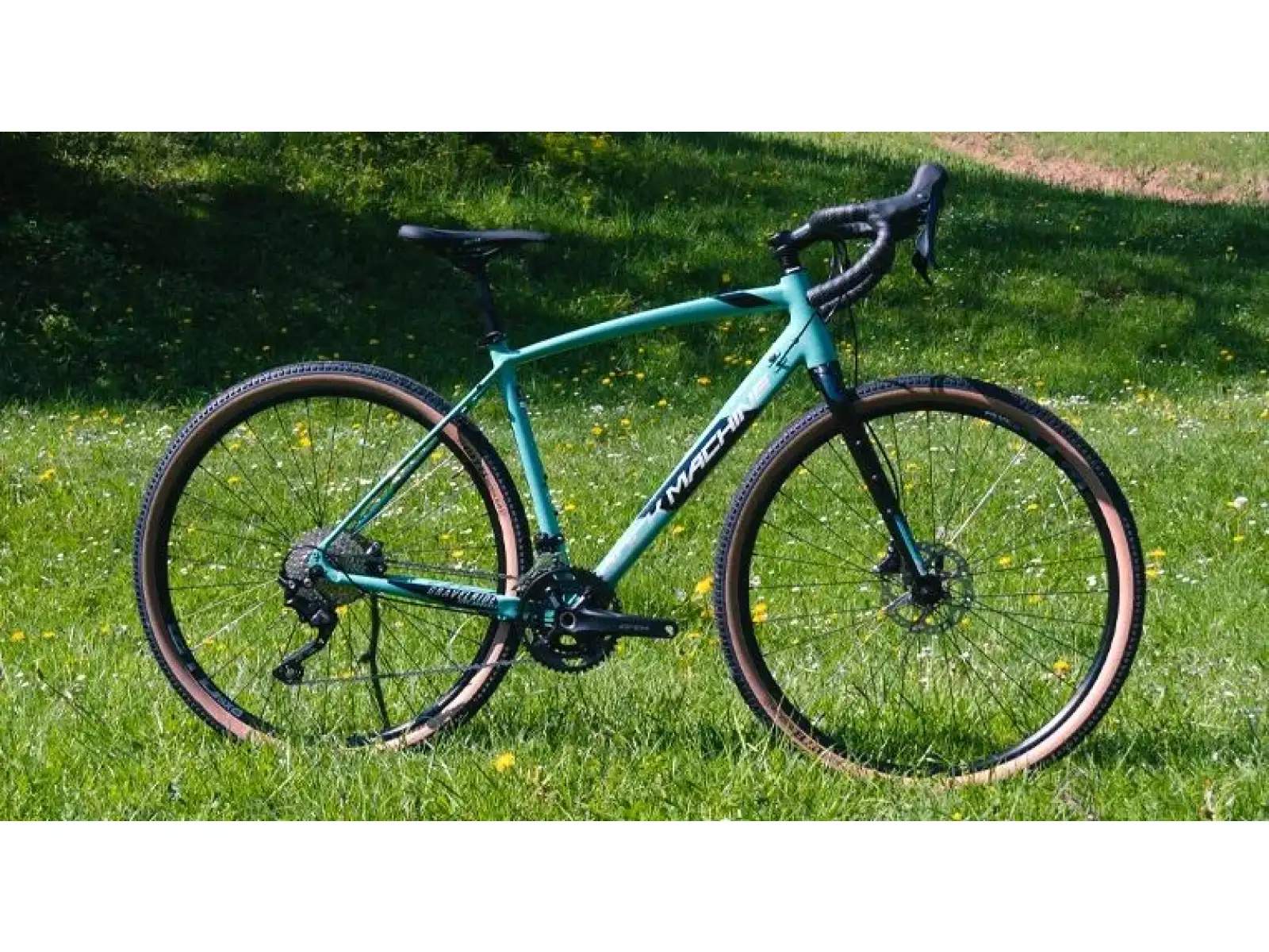 Rock Machine GravelRide 500 gloss light slate/black/silver gravel bike