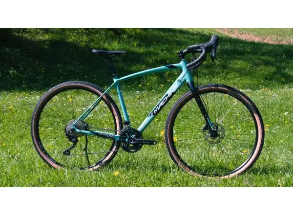Rock Machine GravelRide 500 gloss light slate/black/silver gravel bike