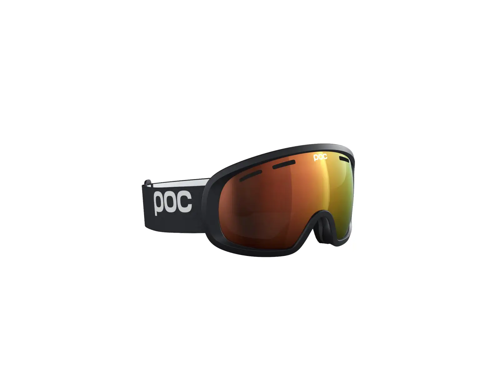 POC Fovea Mid ski goggles Uranium Black/Partly Sunny Orange