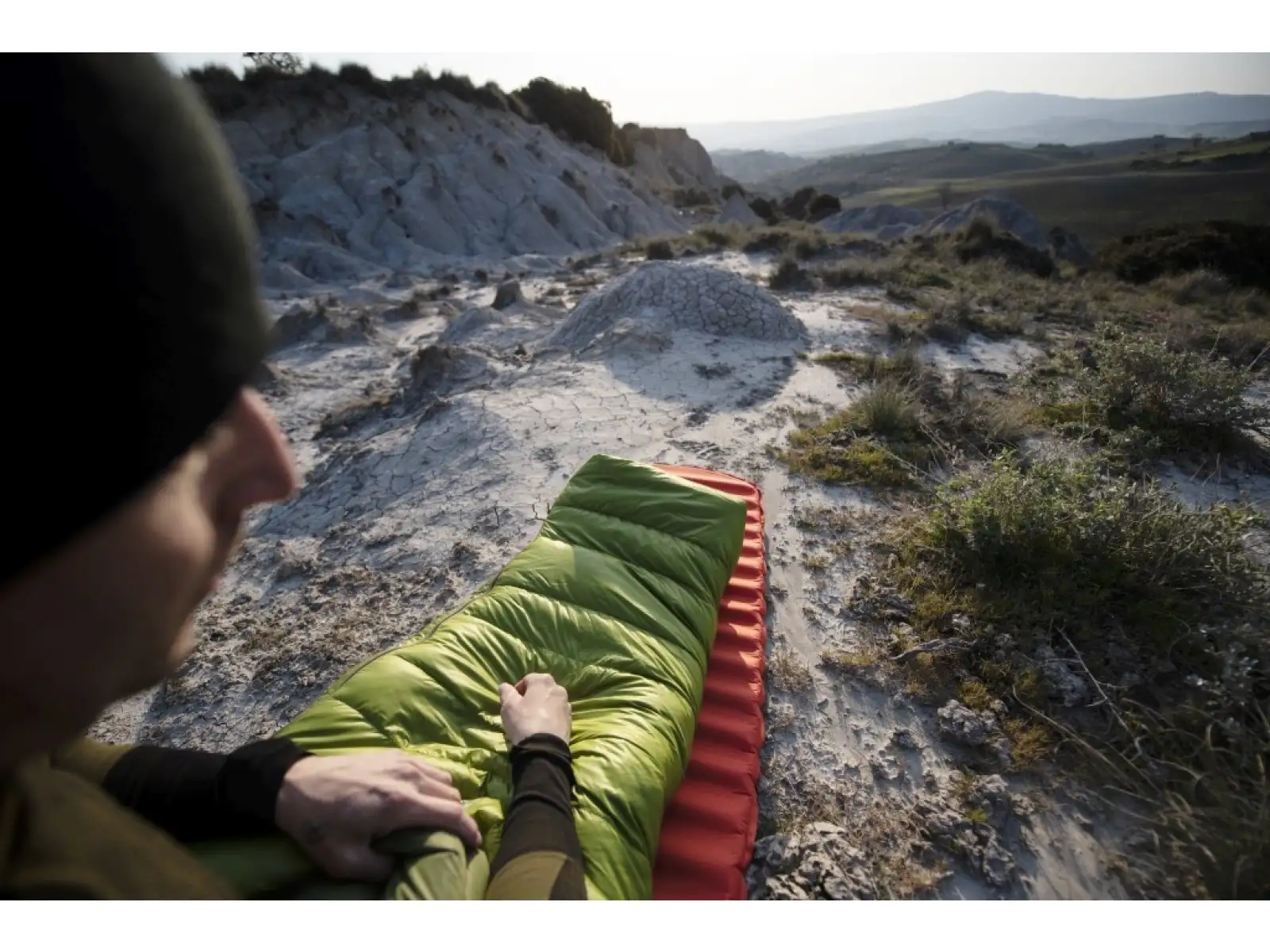 Pinguin Lava 350 sleeping bag 185 cm blue