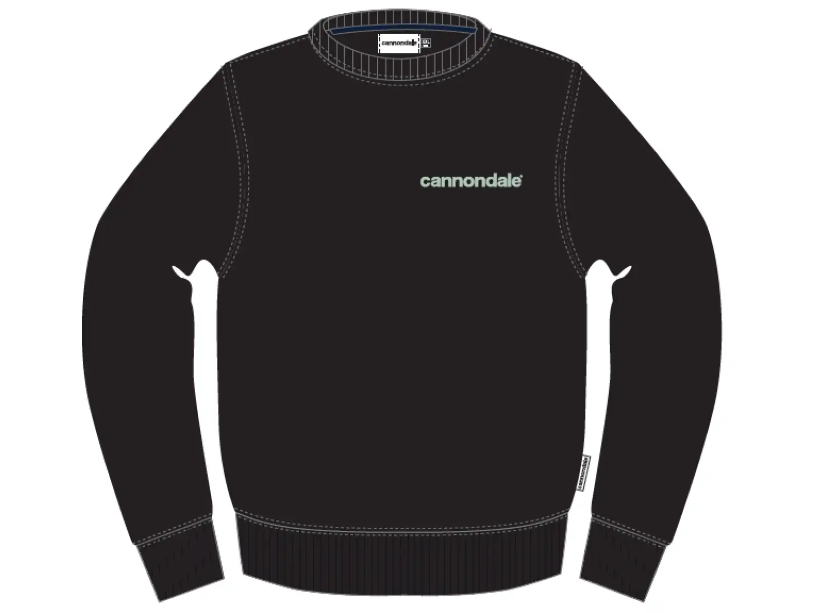 Cannondale Lifestyle sweatshirt long sleeve Cool Mint/Black