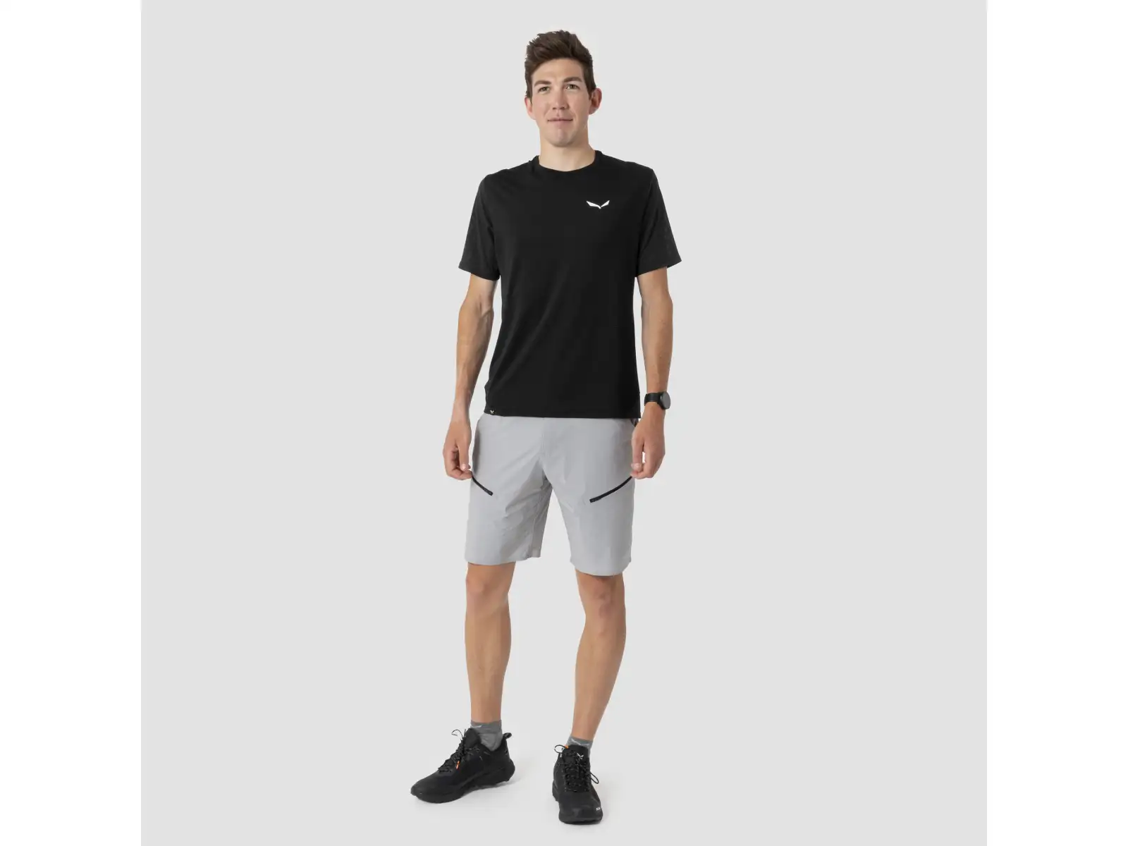 Salewa Pedroc PRO Durastretch Cargo men's shorts Black Out