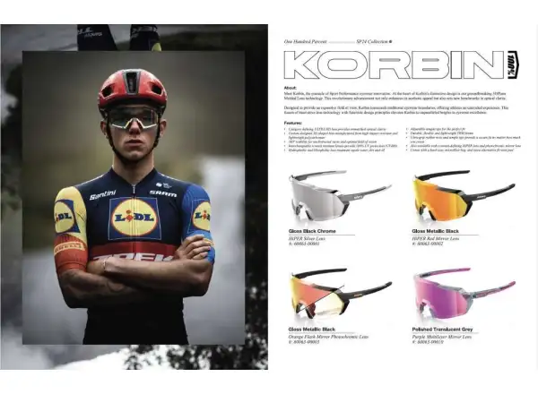 100% Korbin Polished Translucent Grey/Purple Multilayer Mirror Sunglasses