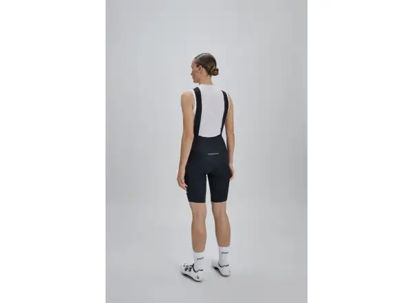 POC Raceday women's cycling shorts with pad and bib Uranium Black