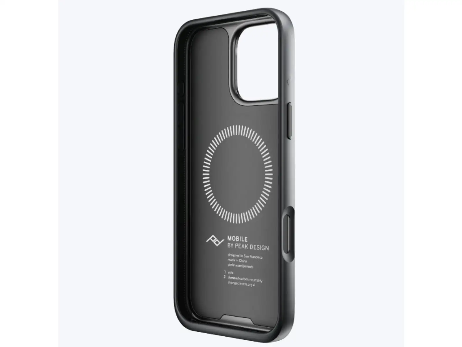 Peak Design Mobile Everyday Clarino Case iPhone 16 Pro Max phone case Black