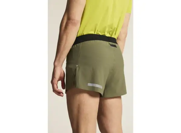 Craft PRO Hypervent Split 2 men's running shorts green