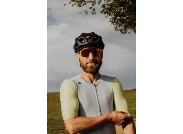 Force Strive cycling glasses transparent/red mirrored lens