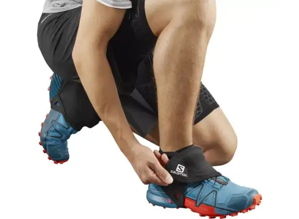 Salomon Trail Gaiters Low Black shoe gaiters