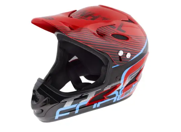 Force Tiger downhill helmet red/black/blue