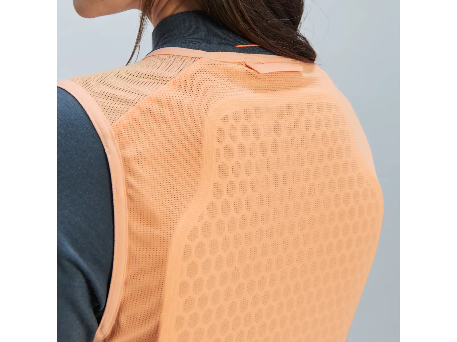 POC VPD Air Vest women's protective vest Apricot Sunstone