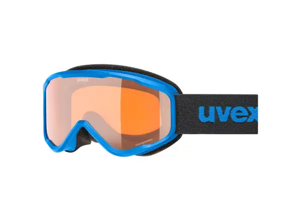 Uvex Speedy Nova children's ski goggles blue/lasergold