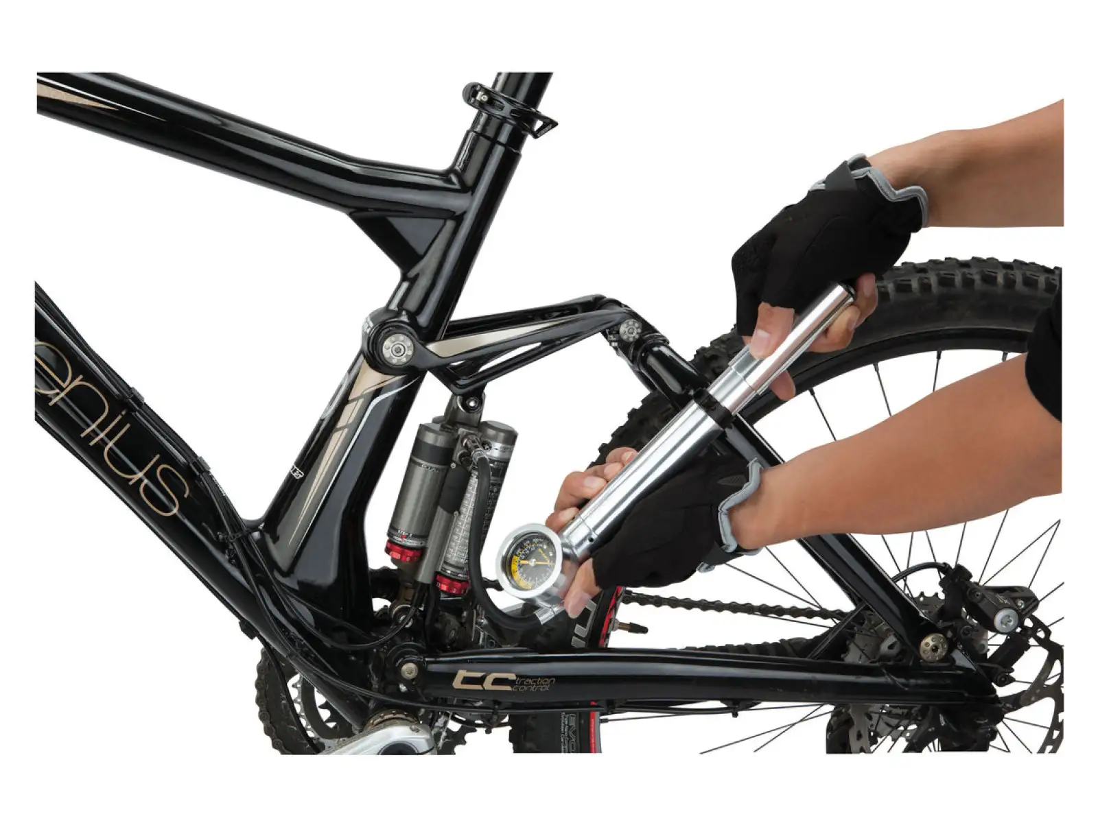 Topeak Shock n Roll pump for tires and forks