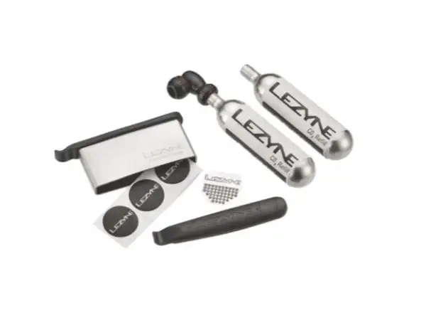 Lezyne Twin Kit puncture repair kit 25 g black/silver