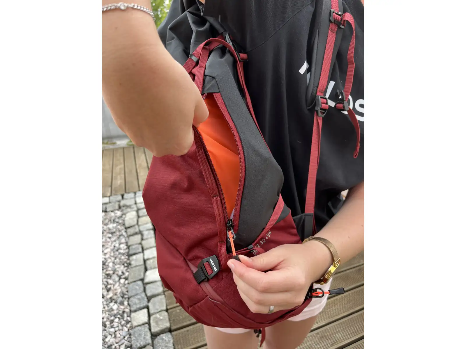 Salewa Puez women's backpack 32 l + 5 l Syrah/Black Out
