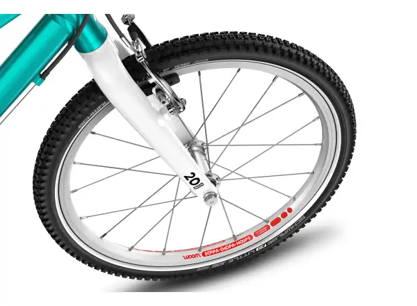 Woom GO 4 children's bike 20" Metallic Turquoise