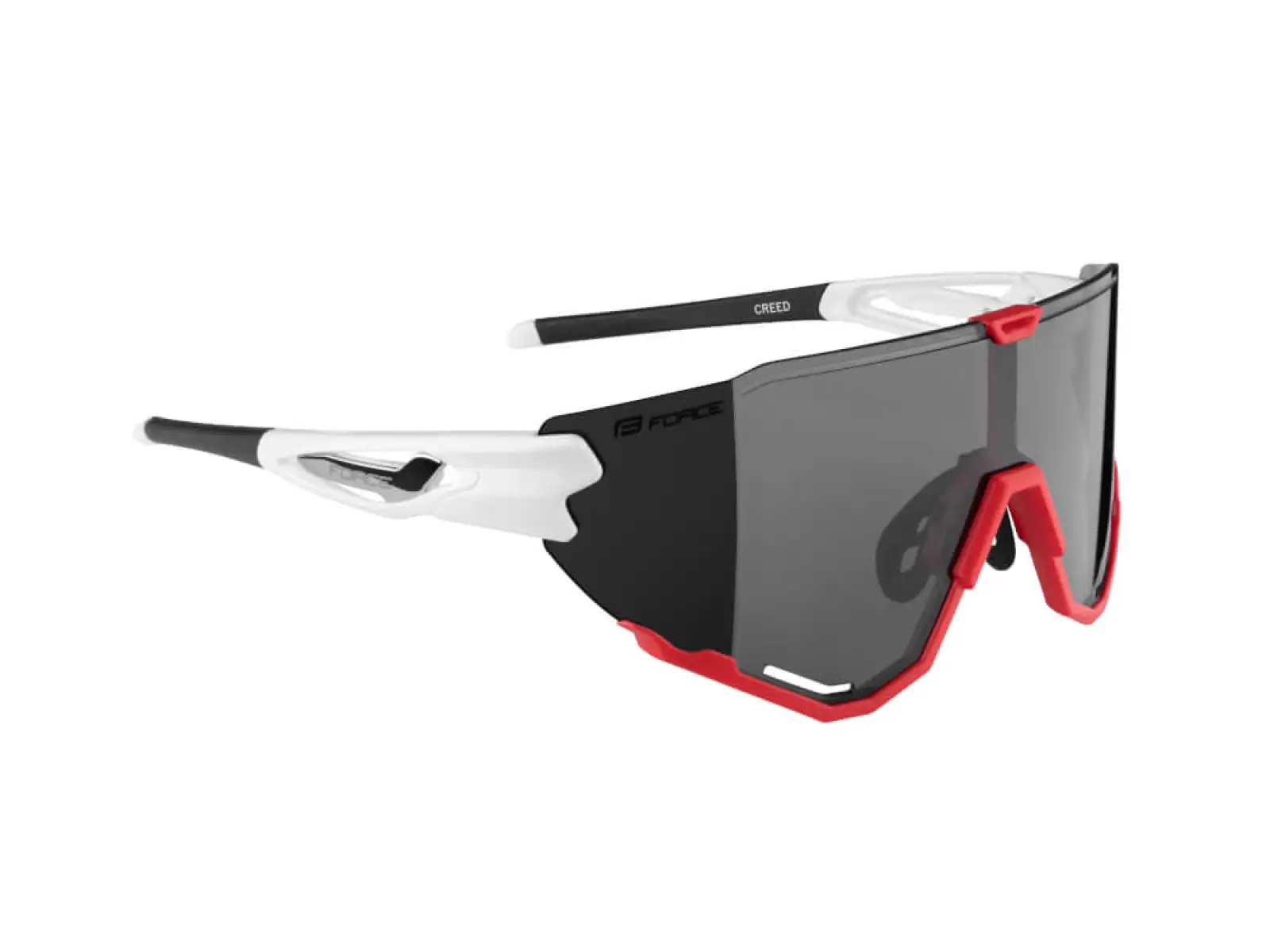Force Creed glasses white/red/black mirror lenses
