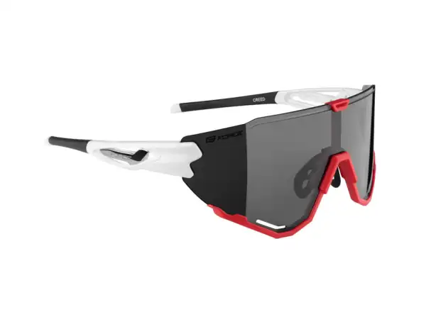 Force Creed glasses white/red/black mirror lenses