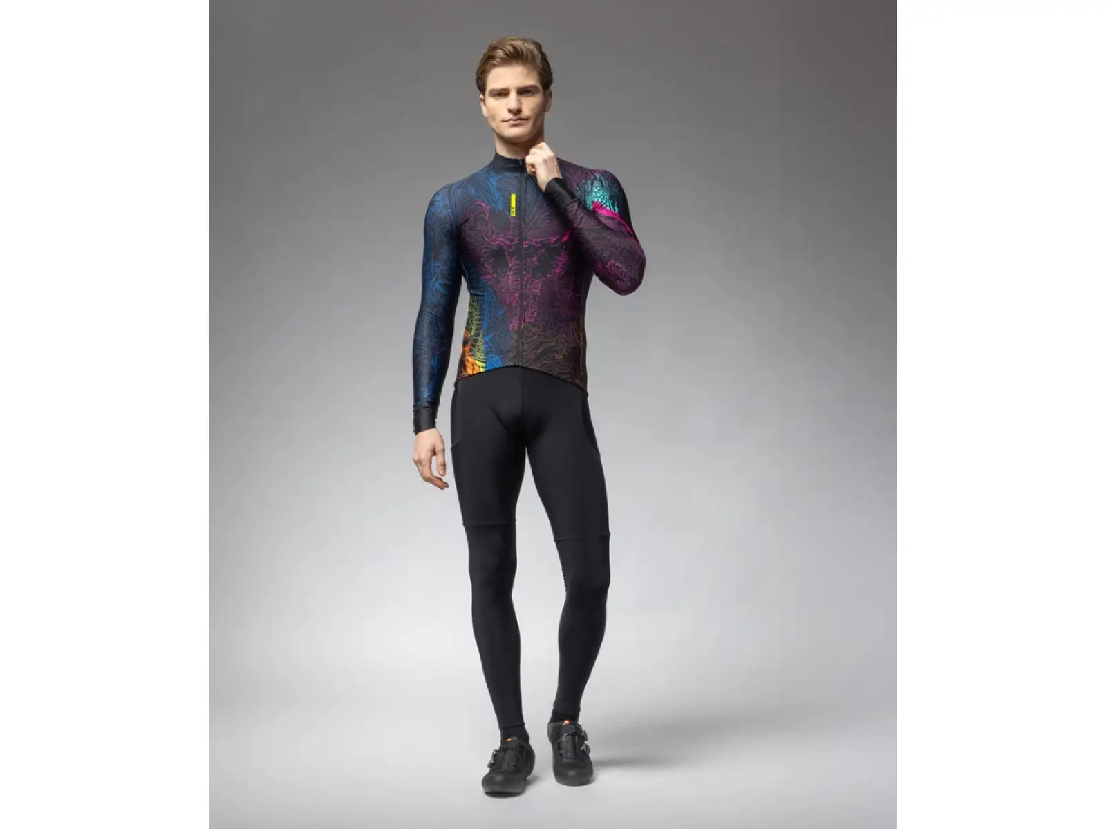 Alé Pragma men's insulated jersey long sleeve Zanzibar