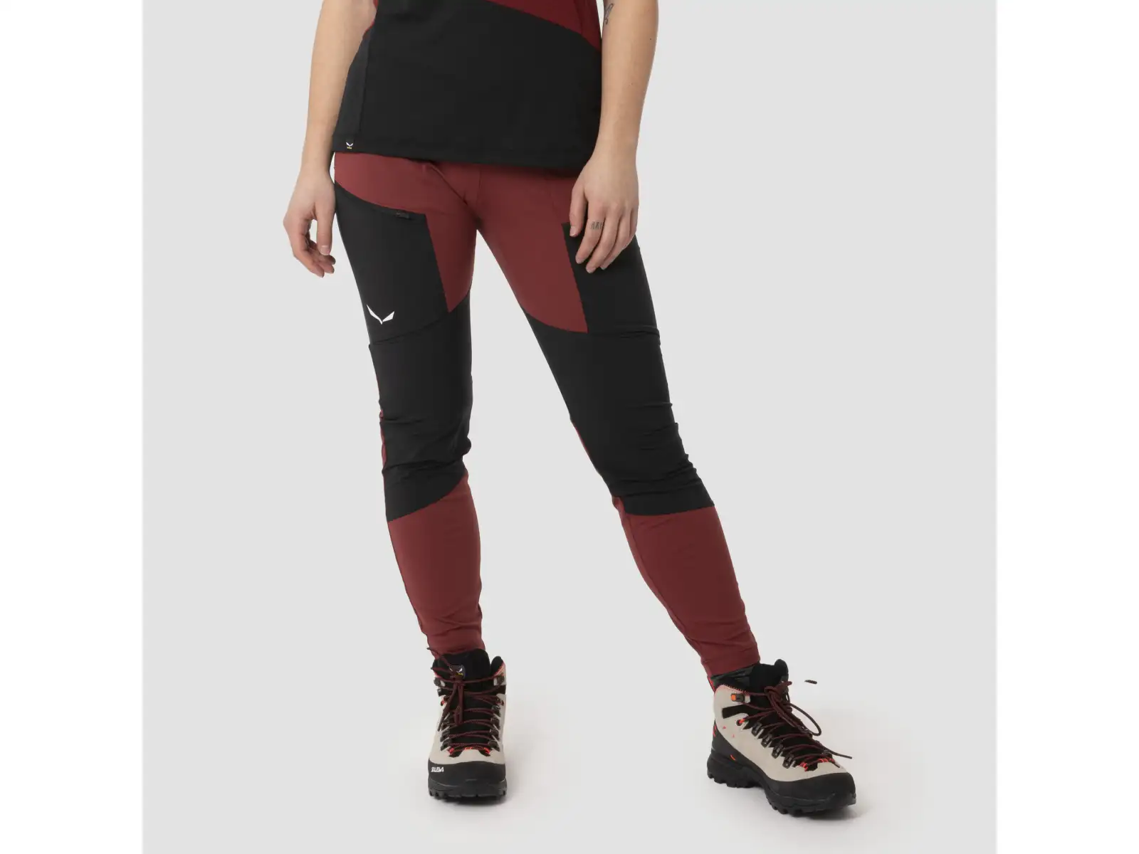 Salewa Puez Dry Responsive Cargo women's trousers Syrah