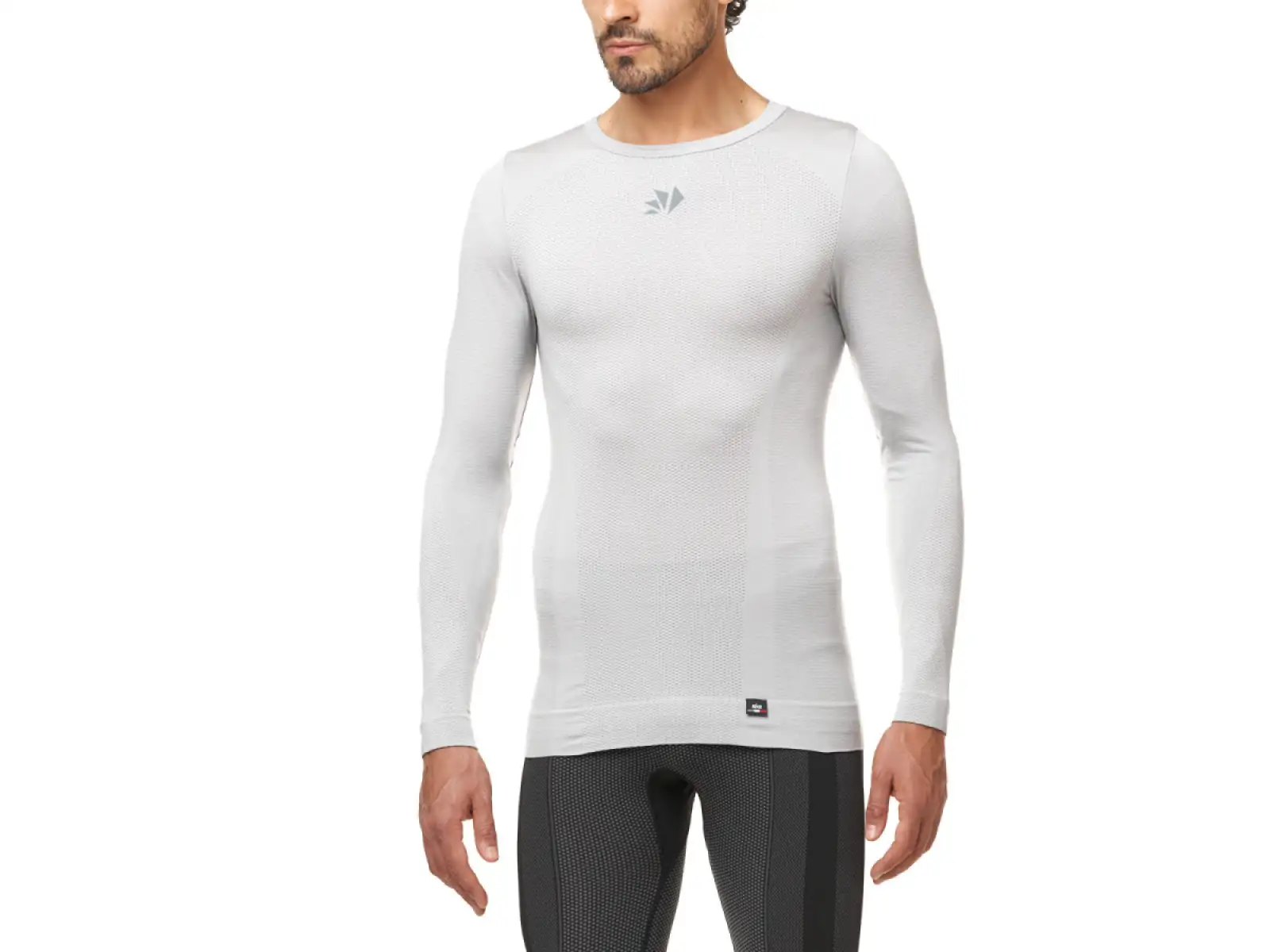 SIXS TS1 V2 functional shirt long sleeve silver/white