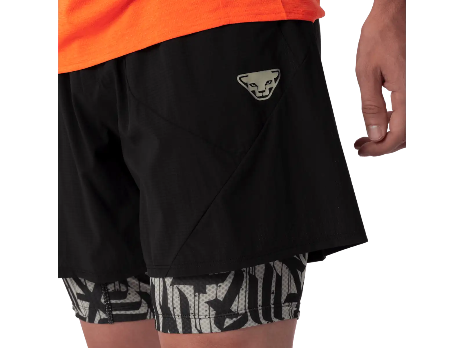 Dynafit Trail 2in1 men's running shorts Black Out/Overcast