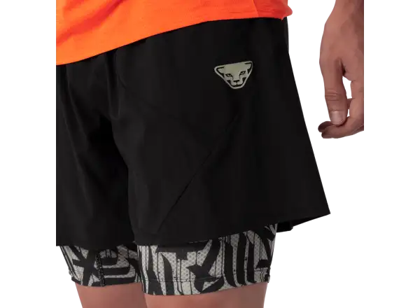 Dynafit Trail 2in1 men's running shorts Black Out/Overcast