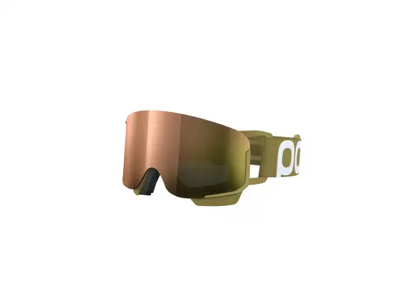 POC Nexal Mid ski goggles Olivine Green/Partly Sunny Rose Gold