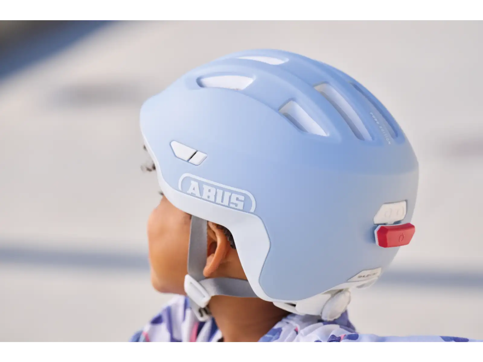 Abus Smiley 3.0 Ace LED kids helmet Pure Aqua