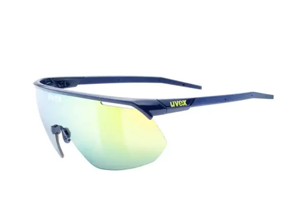 Uvex Sportstyle Pace One Team Wanty glasses Blue/Yellow Cat. 3