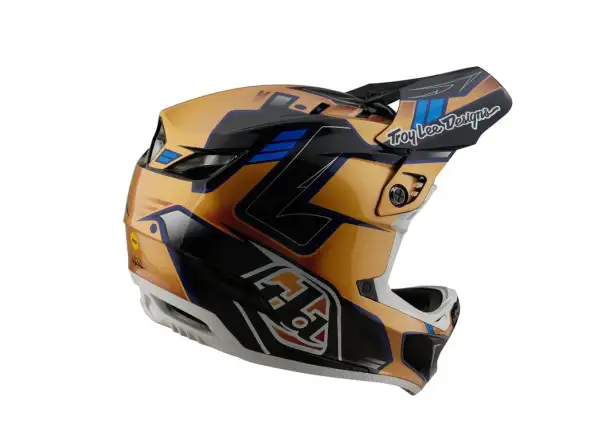 Troy Lee Designs D4 Composite full-face helmet Royalty Black/Gold