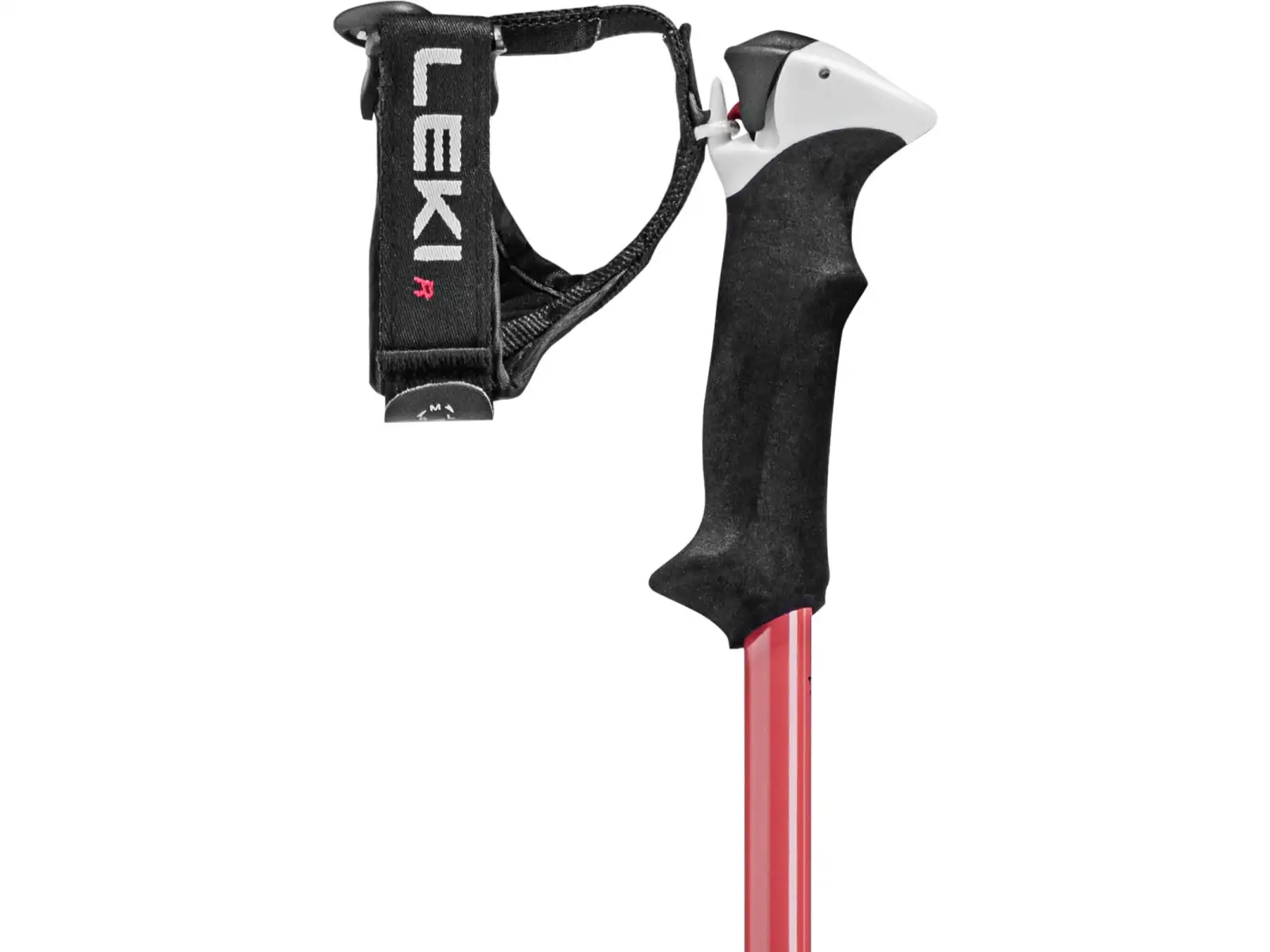 Leki Stella S women's downhill poles black-light rose-white