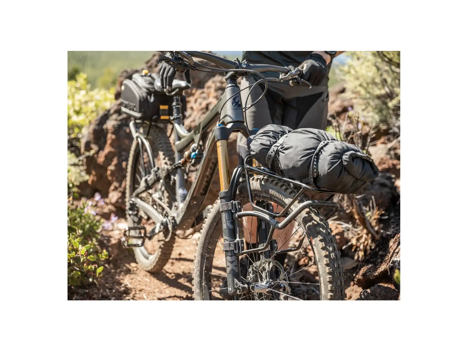Topeak Tetrarack M1 front rack for MTB fork